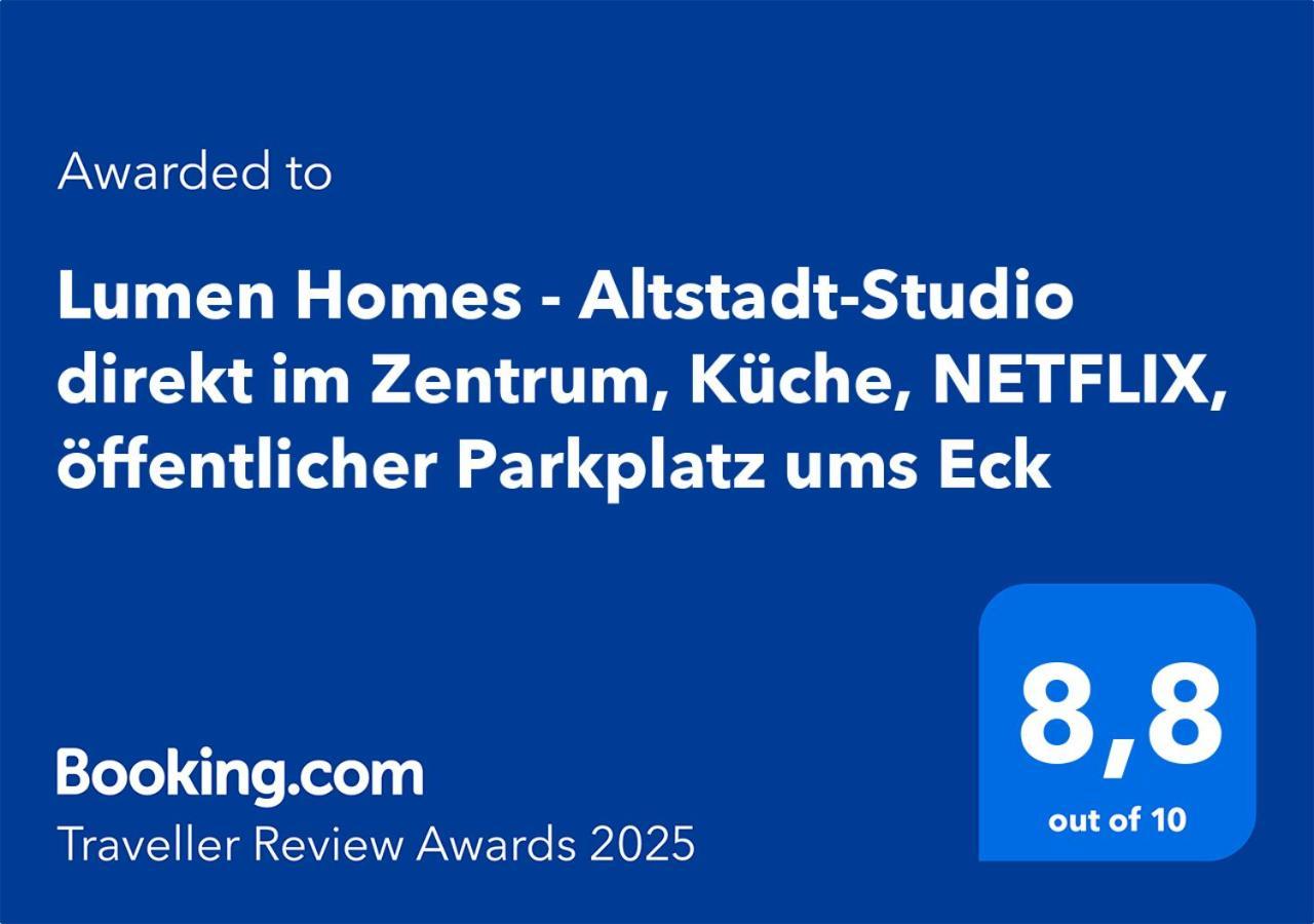 Lumen Homes - Altstadt-Studio Direkt Im Zentrum, Kueche, Netflix, Oeffentlicher Parkplatz Ums Eck Ингольштадт Экстерьер фото